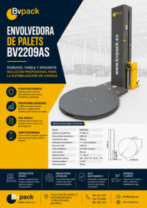 Envolvedora de palets con film estirable. Rentabilidad y seguridad en tus palets.